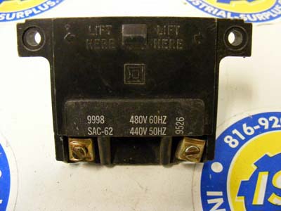 <B>Square D - </B>9998-SAC-54 Replacement Coil